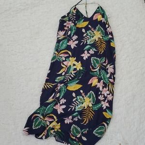 Maxi Tropical Foral Dress, L Old Navy